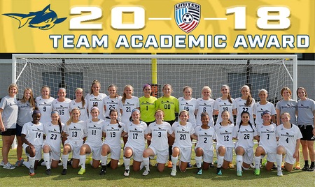 KANSAS CITY, Mo. -The Simmons University women's soccer team has been named a recipient of the United Soccer Coaches Team Academic Award for the 2017-18 academic year it was announced by the USC. The honor is given annually to soccer programs throughout the United States for exemplary performance in the classroom as a team.