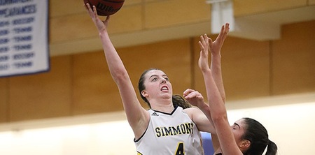 BOSTON, Mass. - Sophomore forward Liz Brasa (East Hartford, Conn.) netted 13 points to lead the Simmons College women's basketball team in a 73-54 loss to host Suffolk University in a Great Northeast Athletic Conference game this afternoon at Regan Gymnasium in Boston, Mass. 