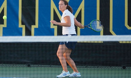 NORTHAMPTON, Mass. -The Simmons College women's tennis team defeated host Smith College, 7-2, this afternoon in Northampton, Mass. The Sharks improve to 8-5 on the season, while the Pioneers fall to 0-1 in their season opener.