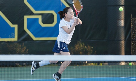 SOUTH HADLEY, Mass. --The Simmons University women's tennis team was defeated by host Mount Holyoke College, 9-0, this afternoon in South Hadley, Mass. The Sharks fall to 0-4 on the season, while the Lyons improve to 1-0 in their season opener.