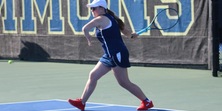 Tennis Edged By Husson to Open Spring Season